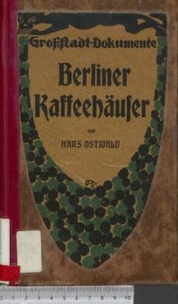 cover of the book Berliner Kaffeehäuser