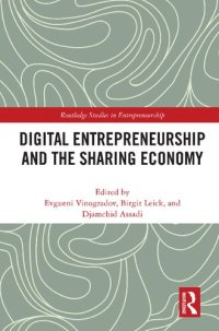 cover of the book Digital Entrepreneurship and the Sharing Economy