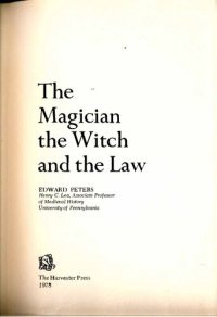 cover of the book Magician, Witch, and Law