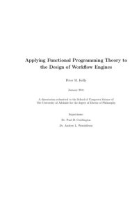 cover of the book Applying Functional Programming Theory to the Design of Workflow Engines