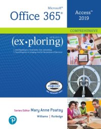 cover of the book Exploring Microsoft Access 2019 Comprehensive