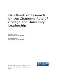 cover of the book Handbook of Research on the Changing Role of College and University Leadership