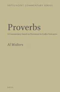 cover of the book Proverbs: A Commentary based on Paroimiai in Codex Vaticanus