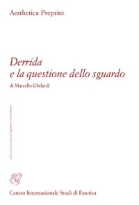 cover of the book Derrida e la questione dello sguardo