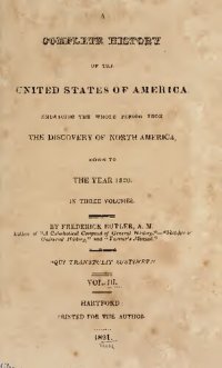 cover of the book A Complete History of the United States of America Embracing the whole Period from the Discovery of North America Down to the Year 1820