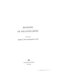 cover of the book Readings of the Lotus Sutra