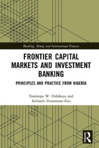 cover of the book Frontier Capital Markets and Investment Banking: Principles and Practice from Nigeria