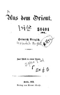 cover of the book Aus dem Orient