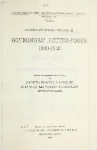 cover of the book Executive Series (The Governors' Letter-Books 1840-1853)