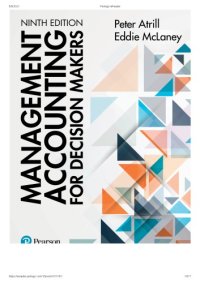 cover of the book Management Accounting for Decision Makers 9th edition