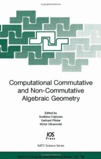 cover of the book Computational commutative and non-commutative algebraic geometry