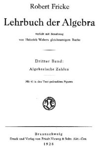 cover of the book Lehrbuch der Algebra