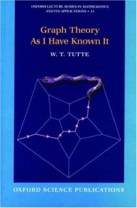 cover of the book Graph theory as I have known it