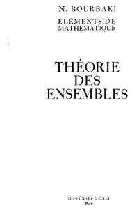 cover of the book Théorie des ensembles