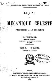 cover of the book Lecons de mechanique celeste. Theorie de la Lune