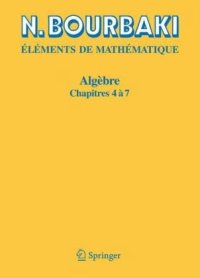 cover of the book Algèbre: Chapitre 4 à 7