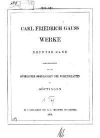 cover of the book Werke. Geodaesie, Fortsetzung von Band 4