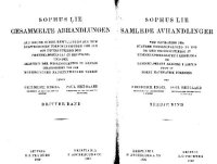 cover of the book Sophus Lie: Gesammelte Abhandlungen