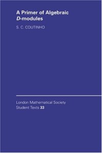 cover of the book A primer of algebraic D-modules