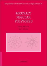 cover of the book Abstract regular polytopes