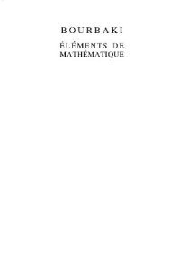 cover of the book Elements de Mathematique. Fonctions d'une variable reelle. Theorie elementaire