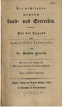 cover of the book Die wichtigsten neuern Land- und Seereisen