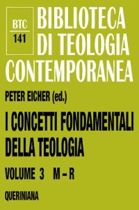 cover of the book I concetti fondamentali della teologia M-R