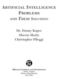 cover of the book Artificial intelligence: Problems and their solutions (Computer Science)