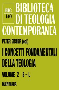 cover of the book I concetti fondamentali della teologia E-L