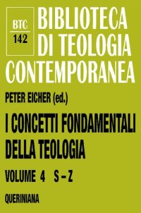 cover of the book I concetti fondamentali della teologia S-Z