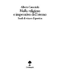 cover of the book Nulla religioso e imperativo dell'eterno. Studi di etica e di poetica