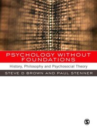 cover of the book Psychology without Foundations: History, Philosophy and Psychosocial Theory