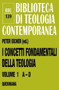 cover of the book I concetti fondamentali della teologia A-D