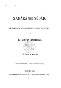 cover of the book Sahara und Sudan. Ergebnisse sechsjähriger Reisen in Afrika