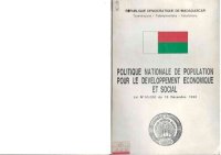 cover of the book Politique nationale de population pour le développement économique et social