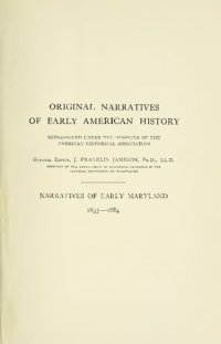 cover of the book Narratives of Early Maryland 1633-1684