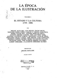 cover of the book La época de la Ilustración. El Estado y la cultura (1759-1808)