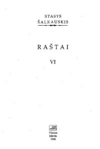 cover of the book Raštai, t. 6