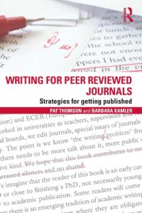 cover of the book Writing for Peer Reviewed Journals: Strategies for getting published