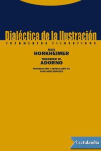 cover of the book Dialéctica de la Ilustración