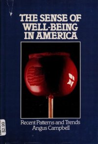 cover of the book The Sense of Well-being in America: Recent Patterns and Trends