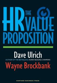 cover of the book The HR Value Proposition