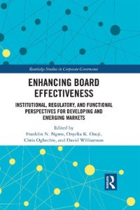 cover of the book Enhancing Board Effectiveness: Institutional, Regulatory, and Functional Perspectives for Developing and Emerging Markets