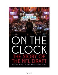 cover of the book On the Clock: The Story of the NFL Draft