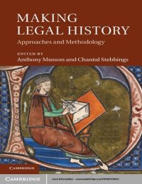 cover of the book Making Legal History: Approaches and Methodologies