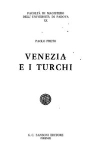 cover of the book Venezia e i Turchi