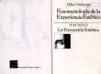 cover of the book Fenomenologia de La Experiencia Estética, vol. 02