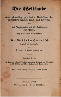 cover of the book J. Dumont d'Arvilles Reise nach dem Südpol und Oceanien nebst Reisen auf Neu-Holland und Tasmanien