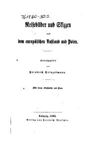 cover of the book Reisebilder und Skizzen aus dem europäischen Rußland und Polen