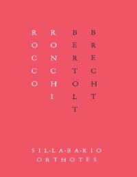 cover of the book Bertolt Brecht. Tre dispositivi